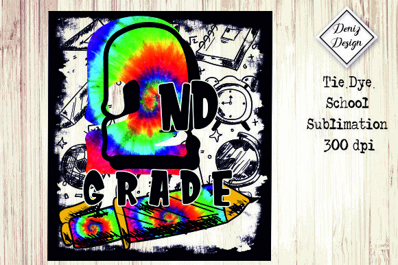 2nd-Grade School PNG Sublimation: A Vibrant Graphic for Local Business Branding