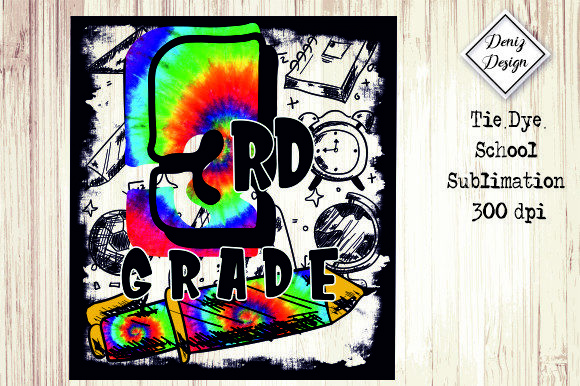 3rd-Grade School PNG Sublimation for Embroidery Projects