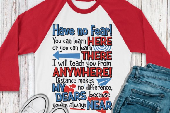 Distance Teacher Rhyme Graphics for Crafts and Digital Sellers