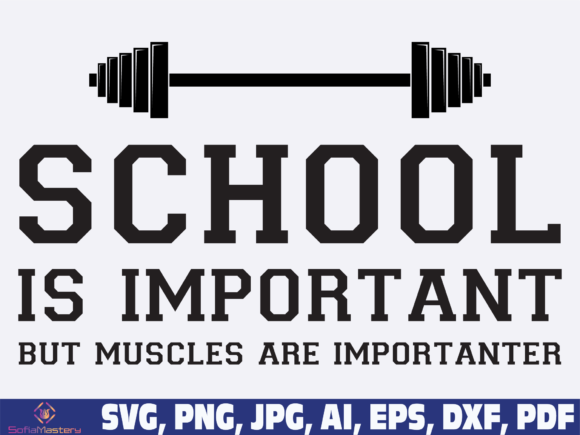 Graphics for Crafts: School is Important, but Muscles Are Imp
