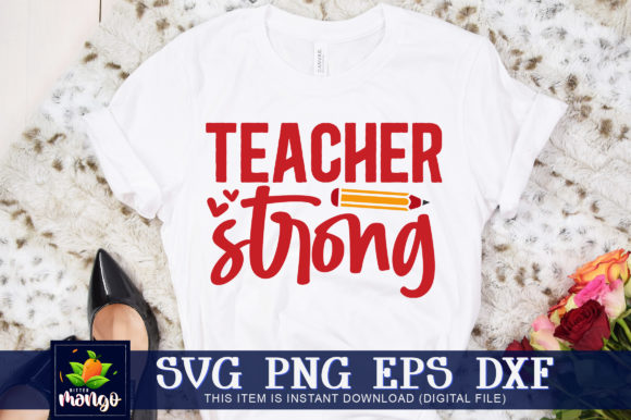 Teacher Strong Graphics for Crafts: A Polished Design Asset for Content Creators