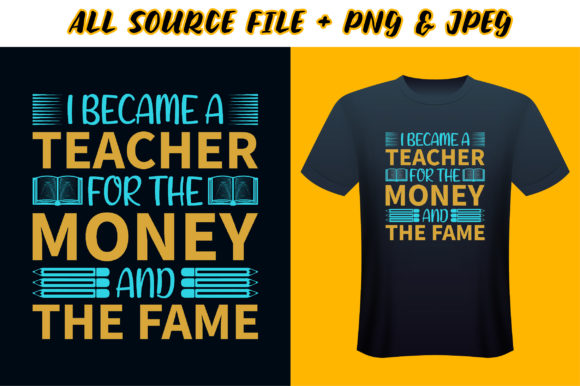 Teacher’s T-Shirt Design - A Crafts Graphic Asset for Branding