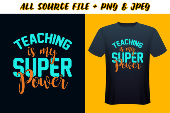 Teacher’s T-shirt Design – A Versatile Graphics & Crafts Asset for Creative Projects