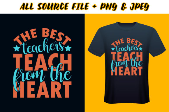 Teacher’s T-shirt Design - the Best Graphic for Crafts and Branding