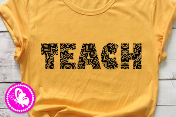 Zentangle Art Teach Sign Teacher Gifts – A Graphic Design Asset for Crafts & Graphics